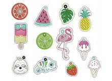 Stickdatei - Sweet Summer Anhänger ITH